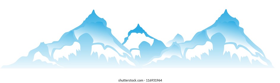 Mountain vector.