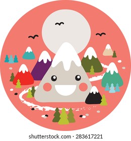 Mountain vector