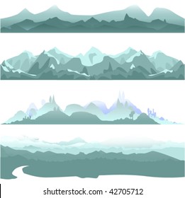 mountain vector