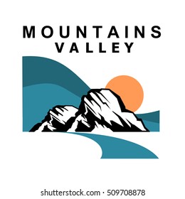 Mountain vector.