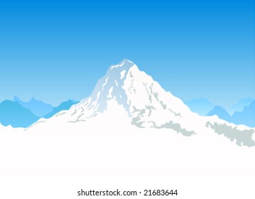 mountain vector 3