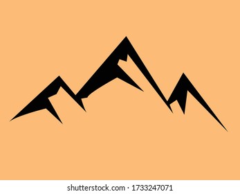 mountain vector art for logo design