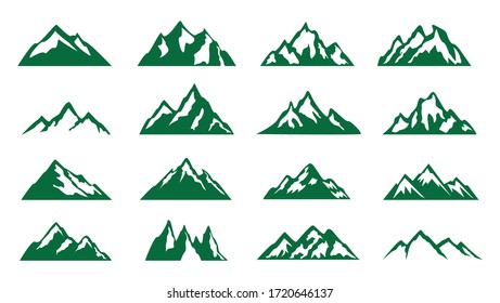 colección de vectores de montaña ... paisaje natural