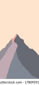 mountain vector design art landscape