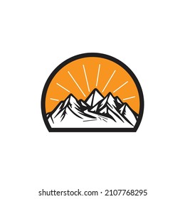 Mountain vector design. Clean and simple