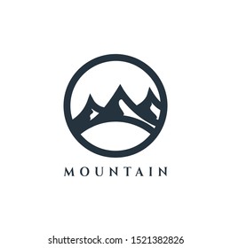 Mountain Vector Design. Modern mountain logo. Mountain icon