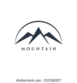 Mountain Vector Design. Modern mountain logo. Mountain icon