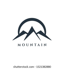 Mountain Vector Design. Modern mountain logo. Mountain icon