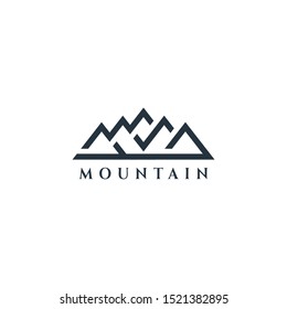 Mountain Vector Design. Modern mountain logo. Mountain icon