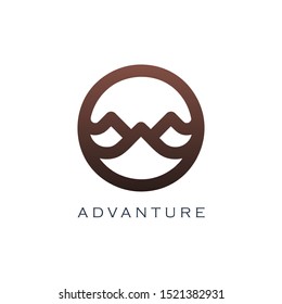 Mountain Vector Design. Modern mountain logo. Mountain icon