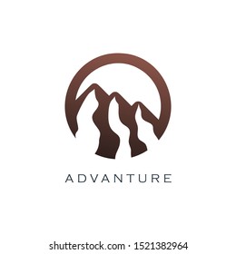 Mountain Vector Design. Modern mountain logo. Mountain icon