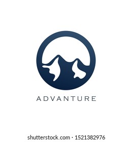 Mountain Vector Design. Modern mountain logo. Mountain icon