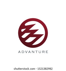 Mountain Vector Design. Modern mountain logo. Mountain icon