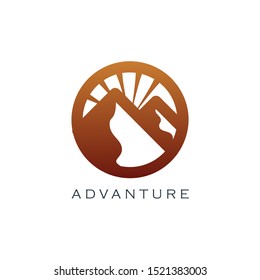 Mountain Vector Design. Modern mountain logo. Mountain icon