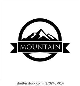 Mountain Vector Design Simple Elegant Stock Vector (Royalty Free ...