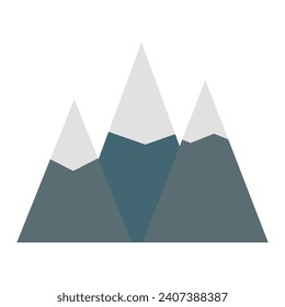 Mountain Vector Flat Icon For Personal And Commercial Use.
