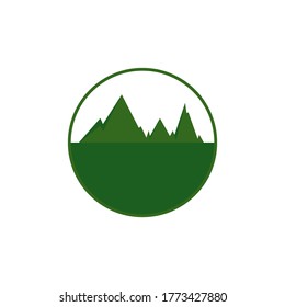 mountain vector graphic design illustration