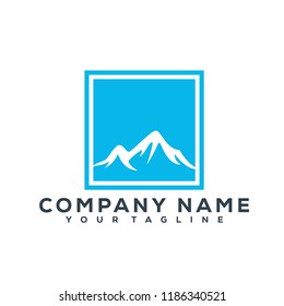 Mountain Vector Graphic Download Template Modern