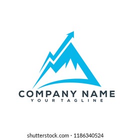 Mountain Vector Graphic Download Template Modern