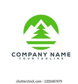 Mountain Vector Graphic Template Download Modern