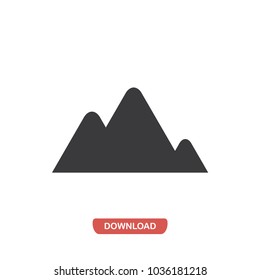 Mountain vector icon