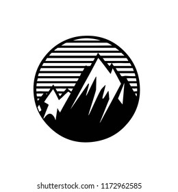 mountain vector icon