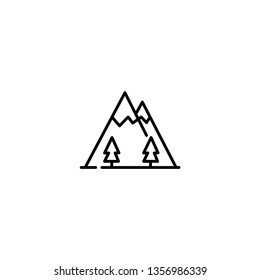 Mountain vector icon