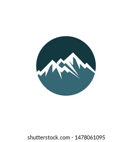 Mountain vector icon 