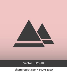 Mountain vector icon