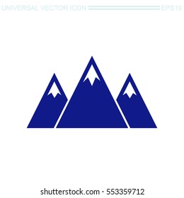 Mountain vector icon.