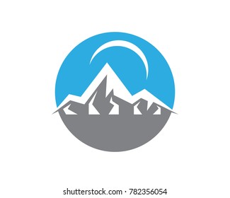 Mountain vector icon design