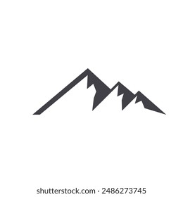 Mountain vector icon design template
