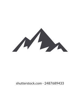 Mountain vector icon design template