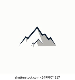 Mountain vector icon design template