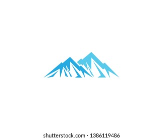 Mountain vector icon illustration design