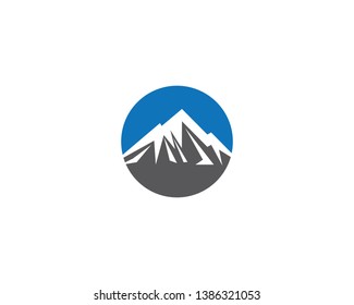 Mountain vector icon illustration design
