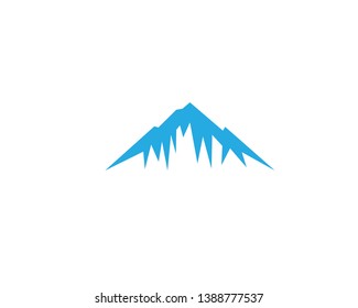Mountain vector icon illustration design