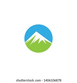 Mountain vector icon illustration design