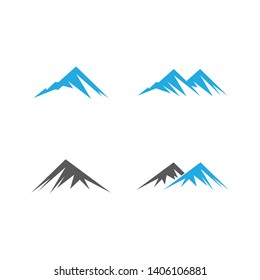 Mountain vector icon illustration design