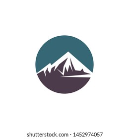 Mountain vector icon illustration design