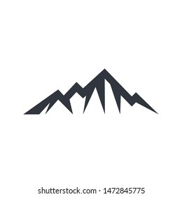 Mountain vector icon illustration design