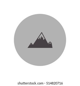 mountain vector icon illustration, for mobile and web design