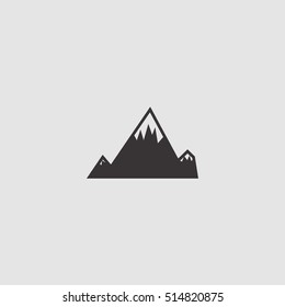 mountain vector icon illustration, for mobile and web design