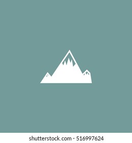 mountain vector icon illustration, for mobile and web design
