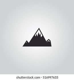 mountain vector icon illustration, for mobile and web design