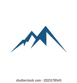 Mountain Vector icon isolated on white background