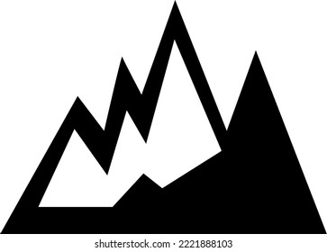 Mountain vector icon isolated on transparent background, Mountain transparency logo concept.eps
