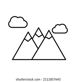 Mountain Vector icon which is suitable for commercial work and easily modify or edit it

 