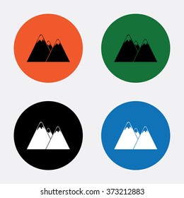 Mountain Vector Icons 