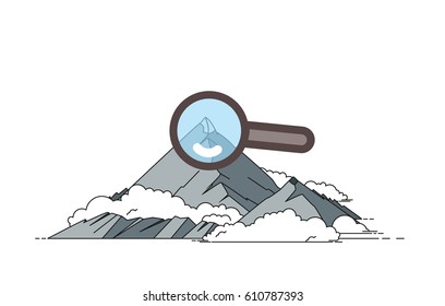 Mountain vector illustration